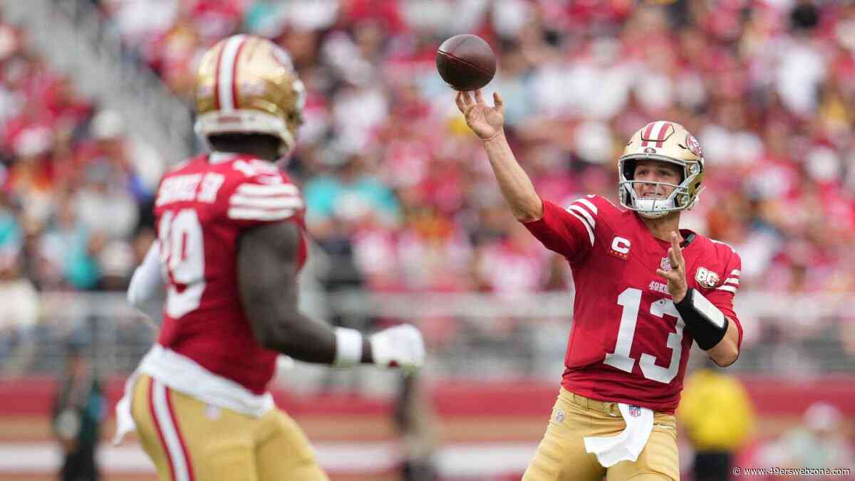 49ers QB Brock Purdy dazzles vs. Dolphins in front of childhood idol Dan Marino