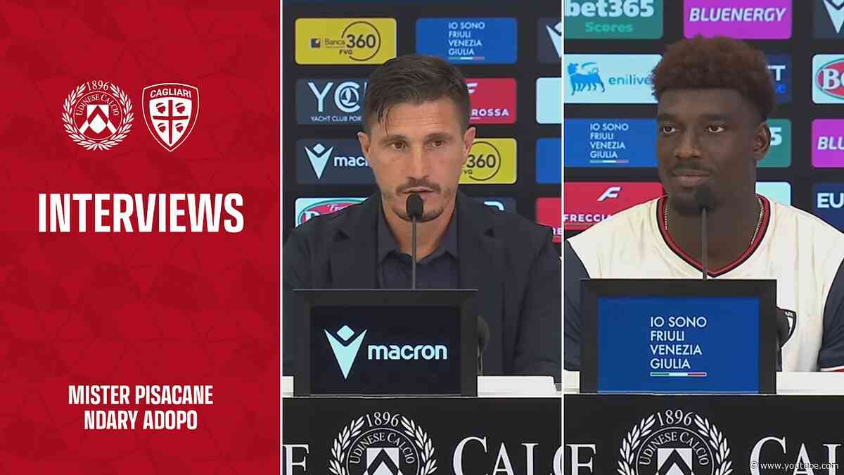 POST GARA | Pisacane e Adopo dopo Udinese-Cagliari | SERIE A ENILIVE