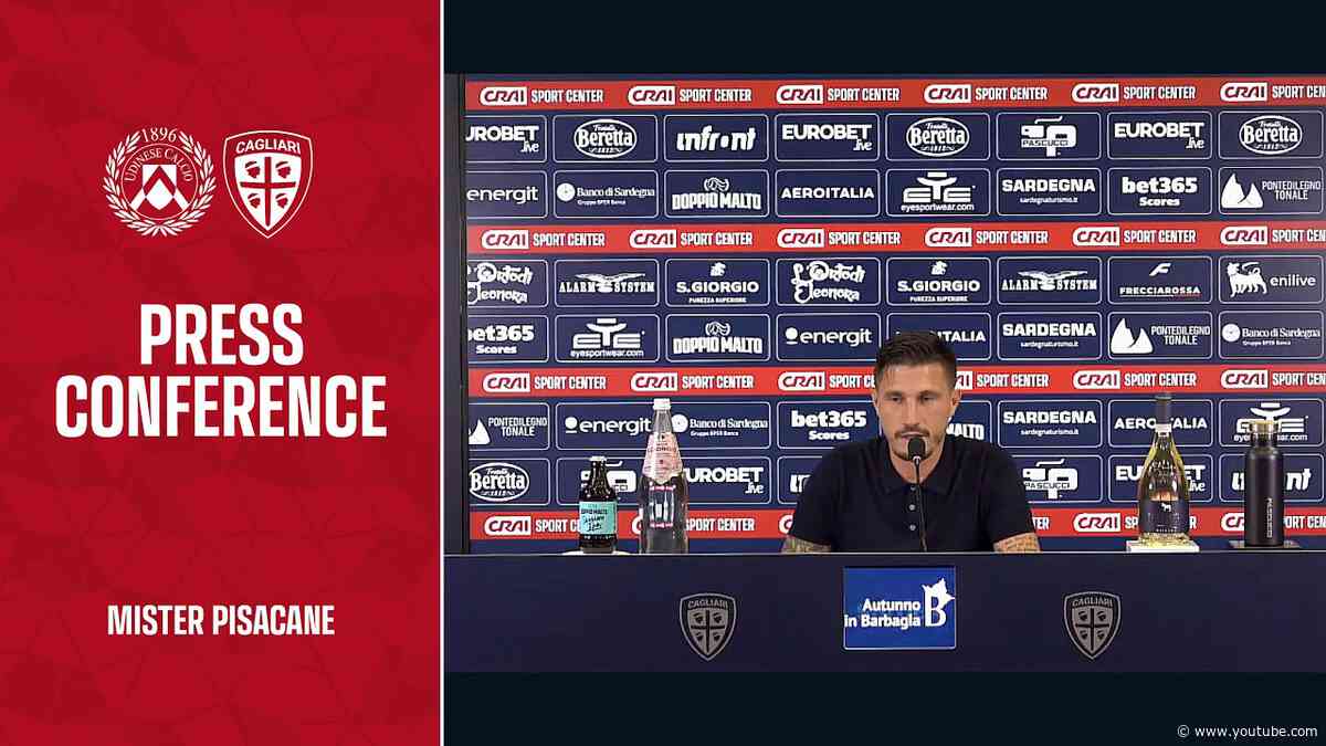 SERIE A ENILIVE |  MISTER PISACANE IN CONFERENZA STAMPA | UDINESE - CAGLIARI
