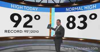 Georgia seeing near-record heat before cold front swoops in