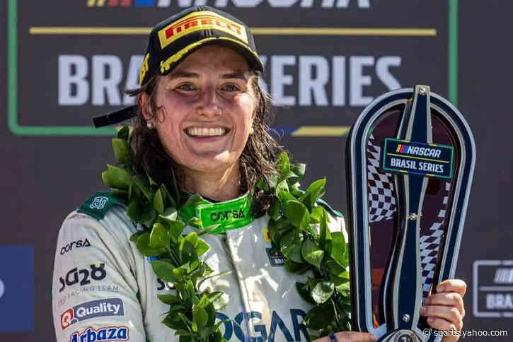 Tatiana Calderón becomes first woman to win NASCAR Brazil race overall