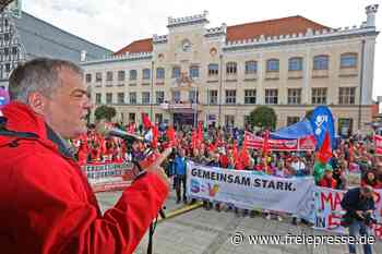 1500 Menschen protestieren in Zwickau gegen Kahlschlag in der Autoindustrie