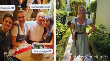 Maria Riesch feiert Wiesn-Party zwischen Stiefsohn und Freund Johann