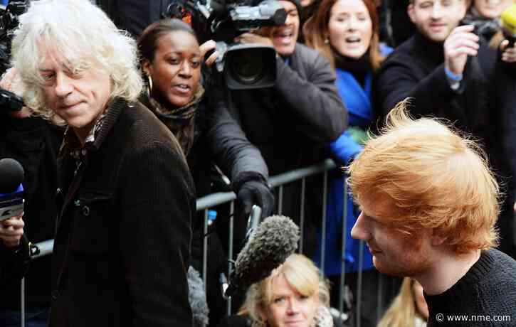 Bob Geldof defends “good man” Ed Sheeran, says he “really admires Macklemore and the guys who walked” amid Palestine row