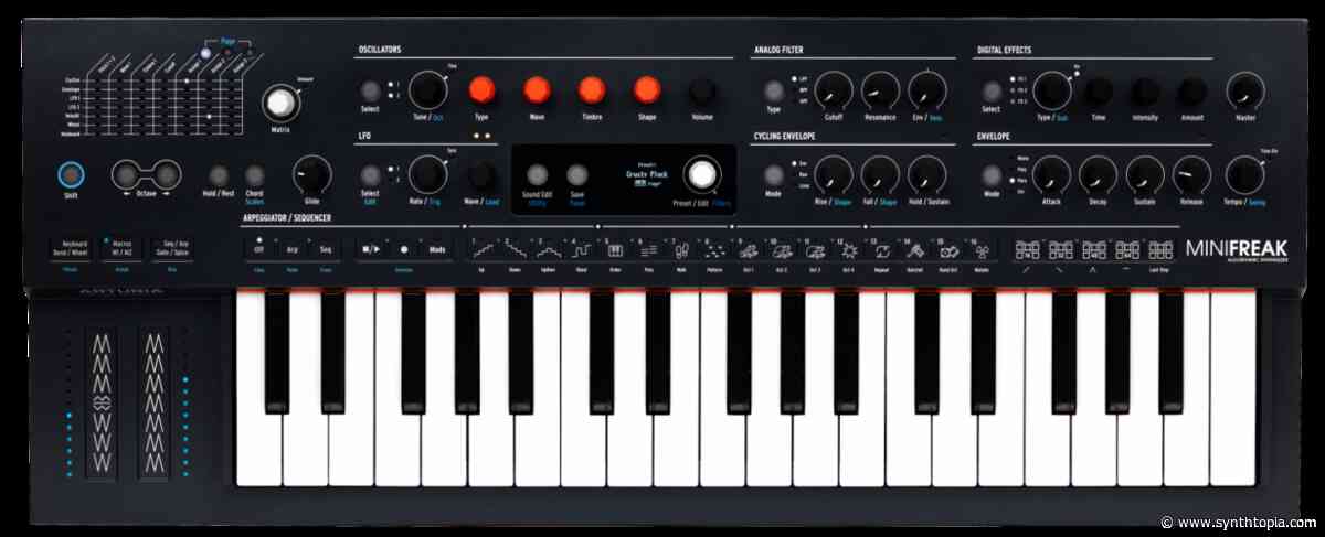 Arturia MiniFreak Gets Sample Import, User Wavetables & More