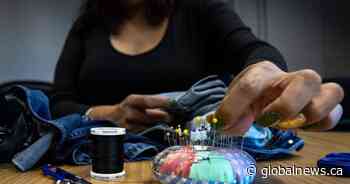Edmontonians gather for clothing repair event: ‘Quiet act of rebellion’