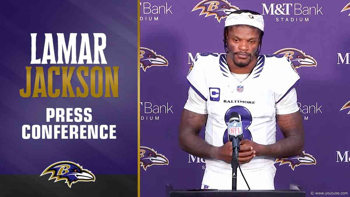 Lamar Jackson Recaps Ravens’ Week 2 Loss to Saints | Baltimore Ravens