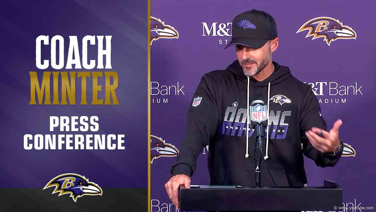 Head Coach Jesse Minter Addresses Media After Week 2 Contest | Baltimore Ravens