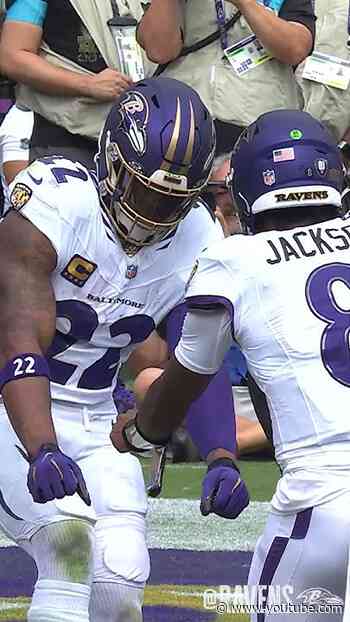 We got a celly!! #derrickhenry #ravens #nfl Tune in CBS/Paramount+