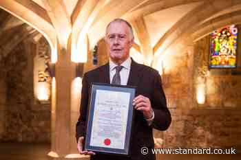 World Cup winner Sir Geoff Hurst ‘honoured’ by Freedom of the City of London