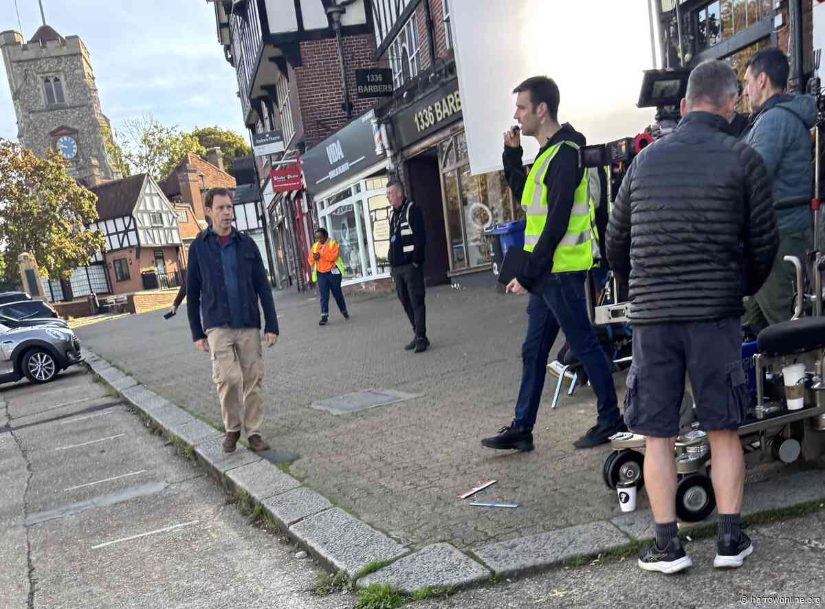 Robert Webb spotted filming new Netflix comedy series in Pinner