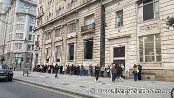 Reason for huge queue on Liverpool city centre street