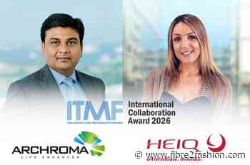 HeiQ and Archroma win ITMF International Collaboration Award 2026