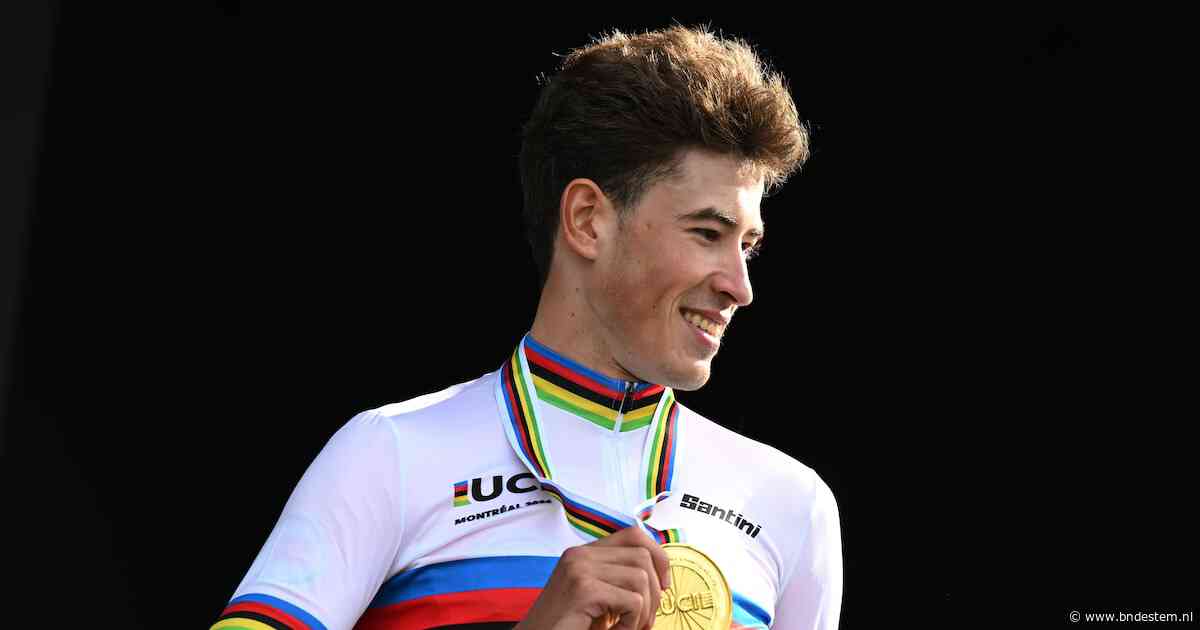 Daverende stunt bij WK wielrennen: Nederlander Ryan Gal verovert goud op tijdrit beloften