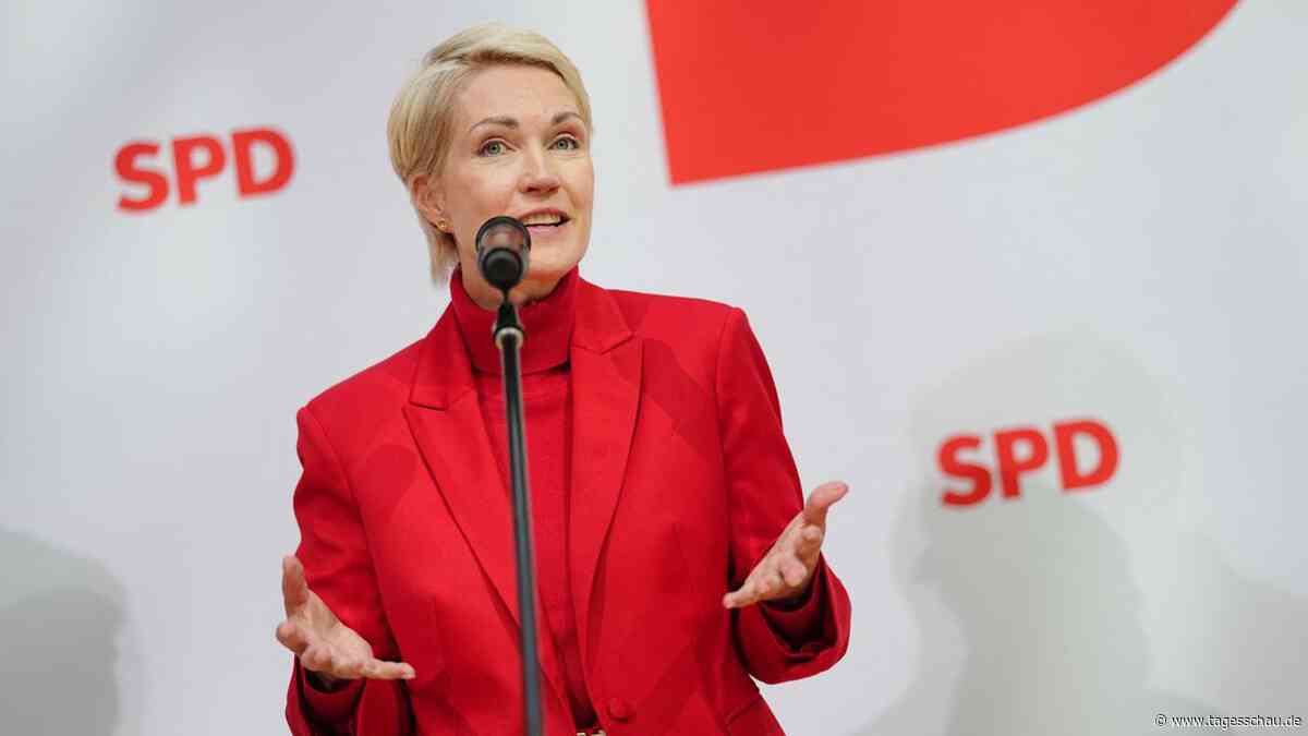 Liveticker: ++ Schwesig-SPD will mit Linken und Grünen sondieren ++