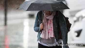 Met Office maps show heavy downpours for 12 counties on Tuesday - full list