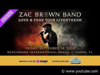 Zac Brown Band 9/18/26 Tampa, FL