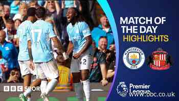 Man City beat Sunderland in eight-goal thriller to go three points clear