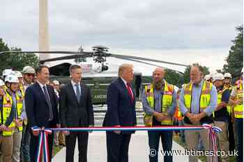 Trump's Helipad Speech Is Drowned Out After Press Ban Leaves White House Without TV Pool
