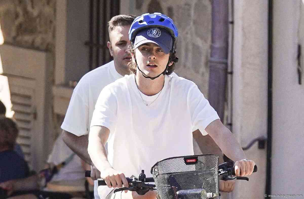 Timmy on a bike