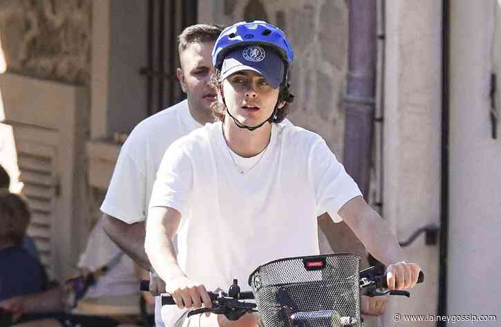 Timmy on a bike