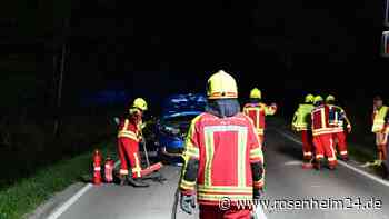 Auto erfasst Hirsch: Schwerer Unfall bei Bad Feilnbach