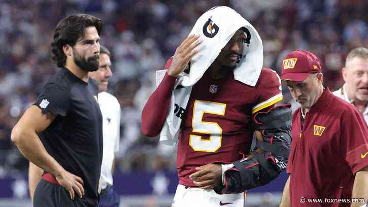 Commanders face critical decision on Jayden Daniels' elbow as specialists review MRI results