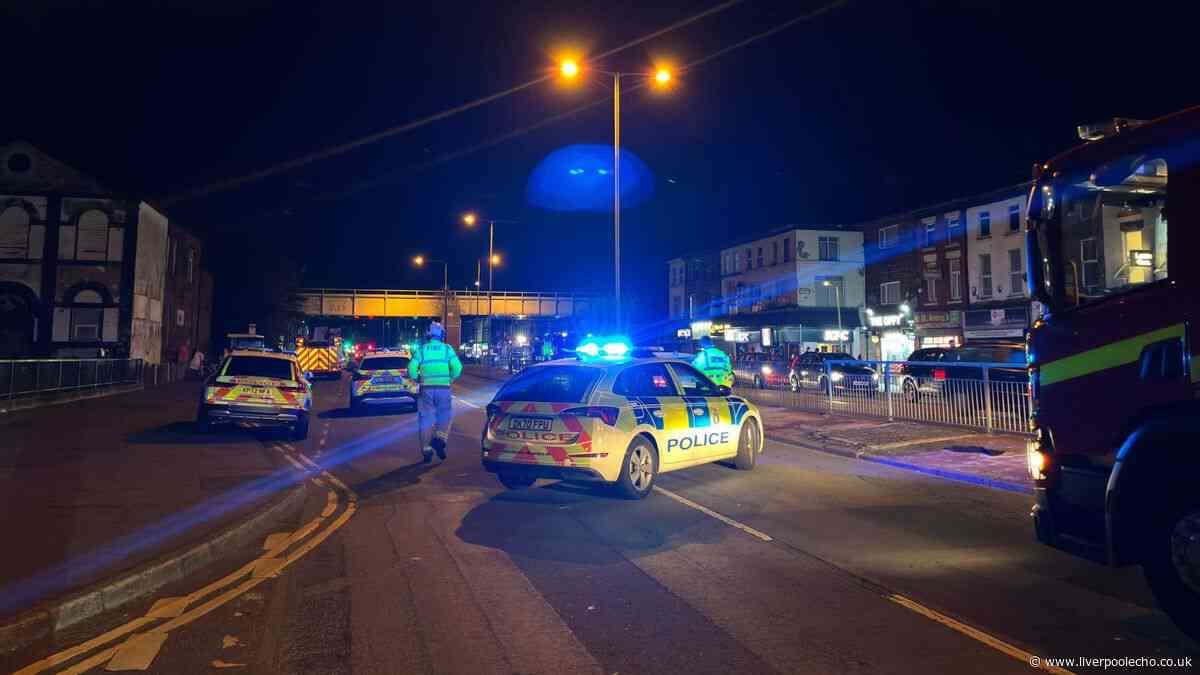 West Derby Road closed as emergency services attend incident