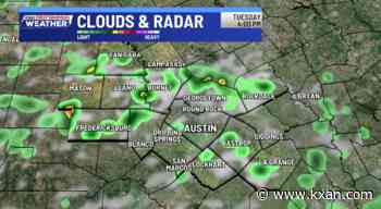 Scattered showers and storms through Tuesday