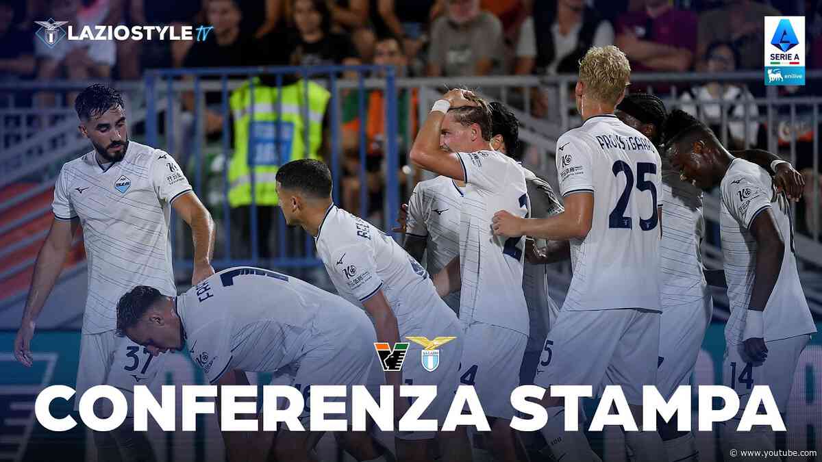 🎙️ LA CONFERENZA STAMPA DI GATTUSO E NOSLIN DOPO VENEZIA-LAZIO
