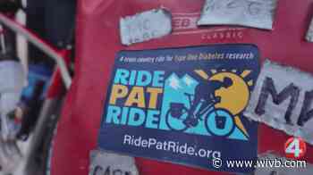 Bicyclist pedals coast to coast for a cause close to him