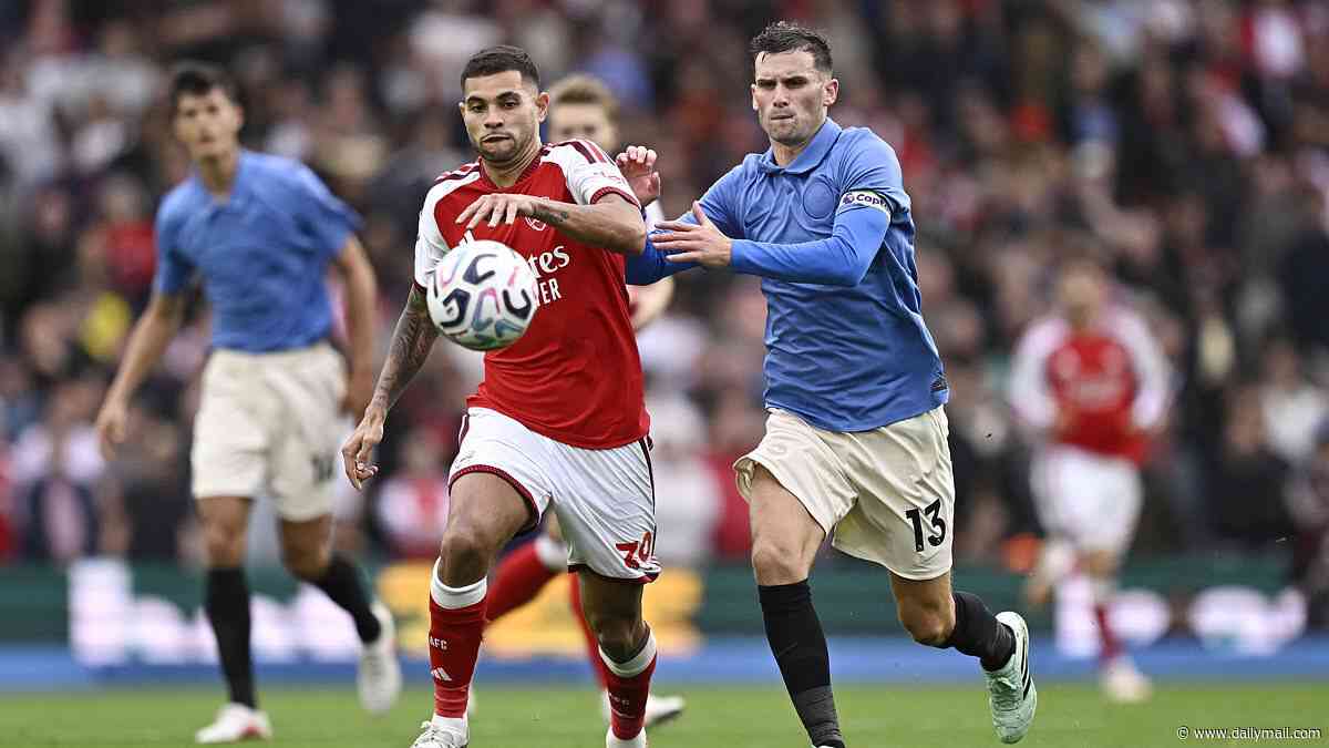 Paul Merson questions Mikel Arteta's decision to start £75m ace Bruno Guimaraes ahead of Myles Lewis-Skelly in Brighton rout
