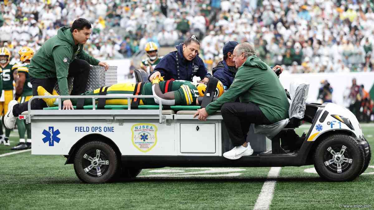 Source: Packers WR Reed sustained back, not neck, injury