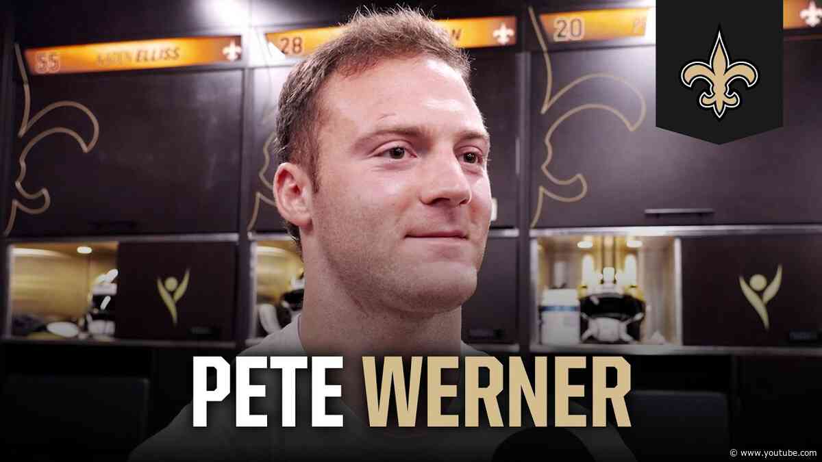 Pete Werner on performance vs. Ravens, sack on Lamar Jackson | New Orleans Saints