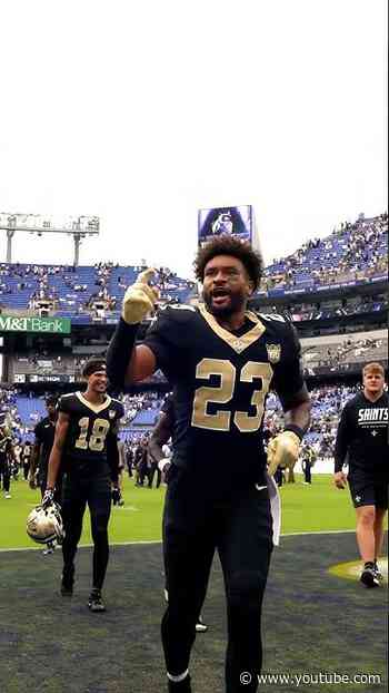 Julian Blackmon INT Seals Saints Win vs. Ravens #shorts #nfl