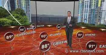 Could Georgia's extremely hot weather be coming to an end?