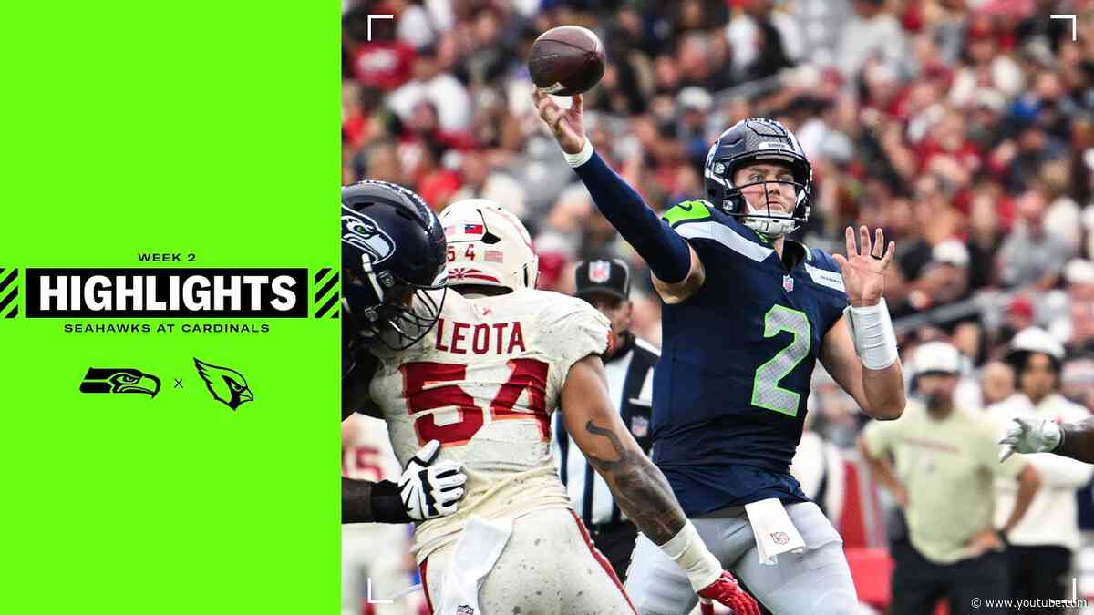 Drew Lock's Best Throws From 235-Yard, 3 TD Game vs. Arizona Cardinals | 2026 Week 2