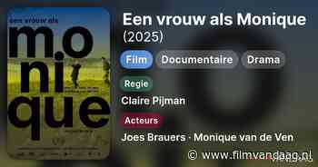 Een vrouw als Monique [14:45, NPO 2, IMDb: 6.5]