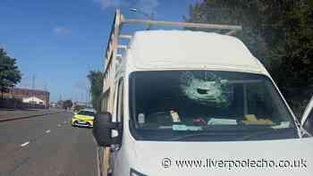 Man 'screamed in agony' as brick smashed through windscreen on Great Howard Street