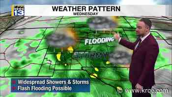 Widespread shower and storm chances return to New Mexico this week