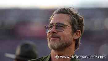 Brad Pitt poses with rarely seen brother and sister in smiling family photos at NASCAR race
