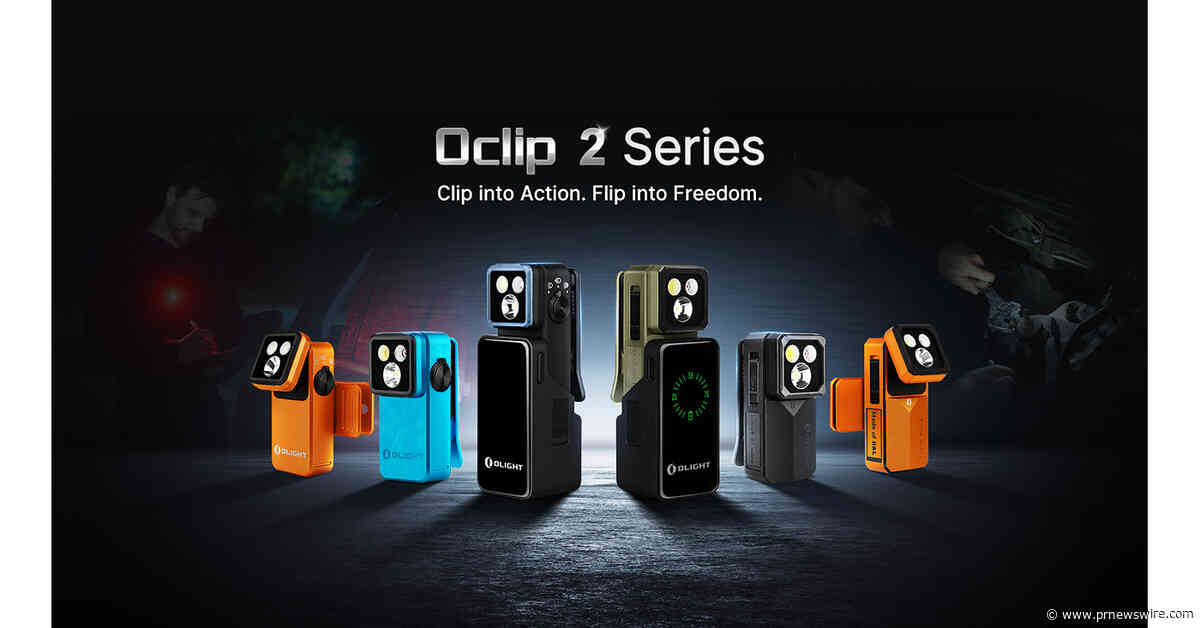 La linterna de clip más vendida de Olight evoluciona: la serie Oclip 2 gira y se inclina