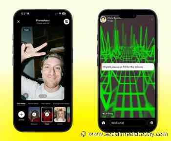 Snapchat adds new AI features including chat-to-song