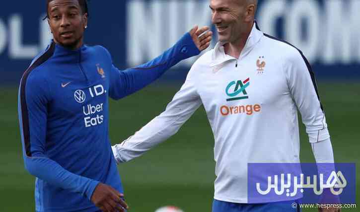 أول حصة لزيدان مع المنتخب الفرنسي