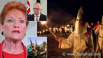 If we are to accept this unhinged KKK sledge of Pauline Hanson, what does that mean for Albo and Hamas? PETER VAN ONSELEN