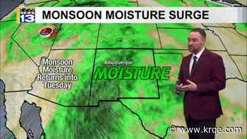 Monsoon moisture brings heavy rain across New Mexico this week