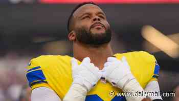 Aaron Donald finally makes his long-awaited return to NFL action after sensational retirement U-turn in Rams' win over the Giants