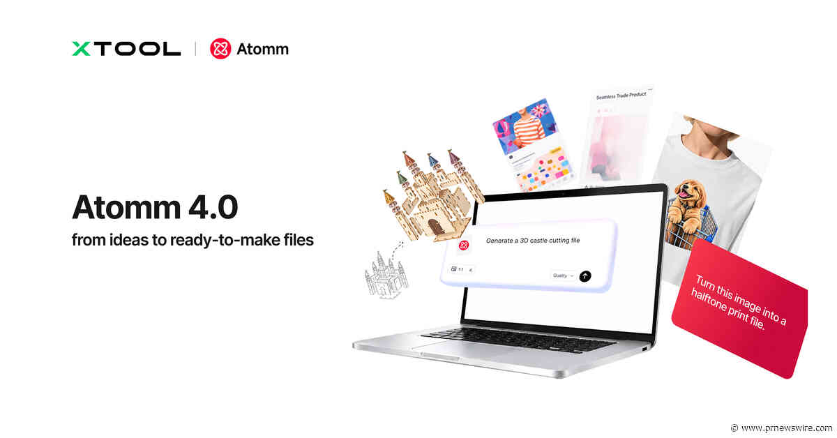 xTool Unveils Major Atomm Upgrade, Introducing the World's First AI Creation Suite for Craft Makers