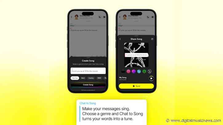 Snapchat Now Lets You Turn Chats Into Songs with AI