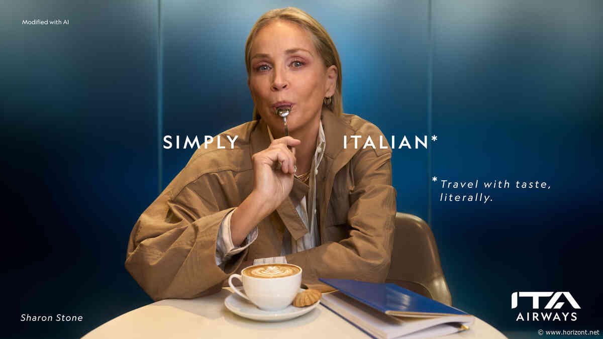 ITA Airways: Sharon Stone gibt Nachhilfe in Sachen italienisches Lebensgefühl